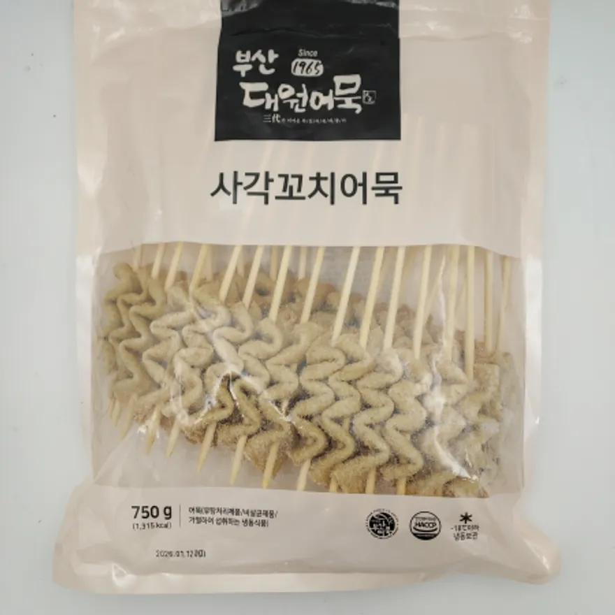(냉동)사각꼬치어묵(모노)750g 이미지