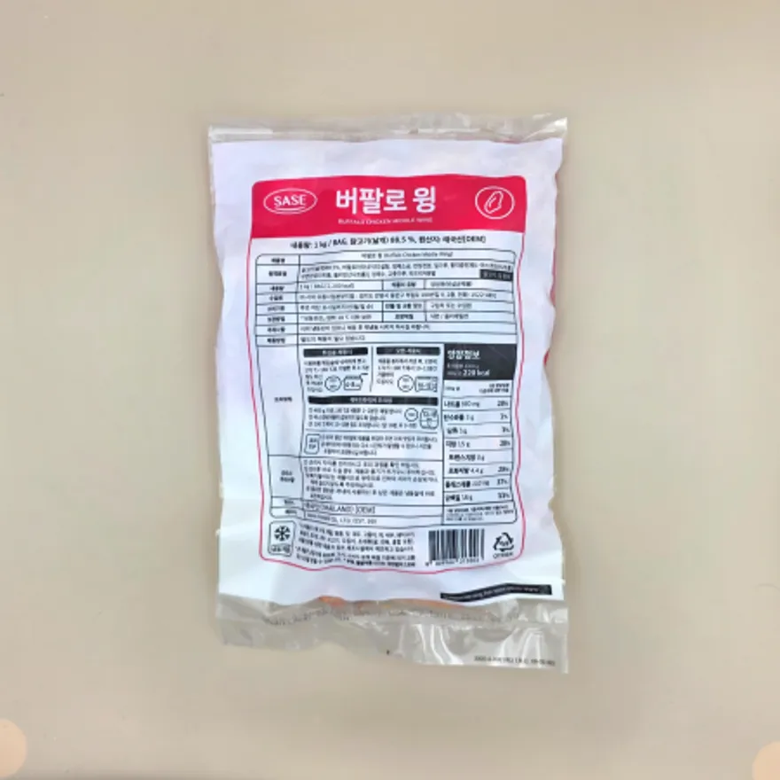 (냉동)버팔로윙(치킨윙)(사세)1kg 이미지