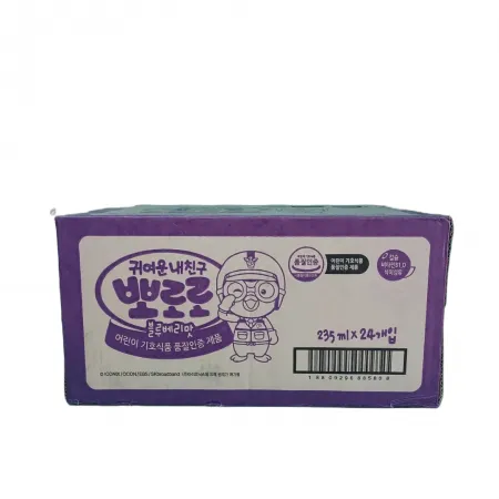 뽀로로음료(블루베리맛)235ml 이미지