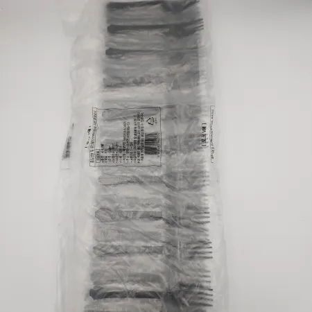 일회용포크(검정-개별)(100개입) 이미지