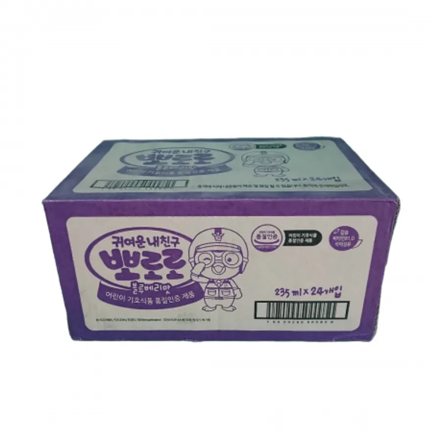 뽀로로음료(블루베리맛)235ml 이미지