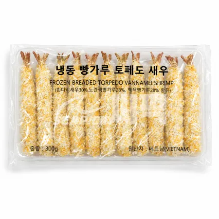 빵가루새우 토페도 300g 최소구매20팩 씨픽! 이미지