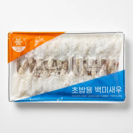 초밥용 새우 백미 8g 20미 최소구매 30팩 4.8kg 씨픽! 이미지