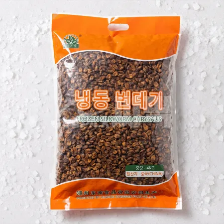 냉동 번데기 4kg 최소구매4팩 씨픽!
