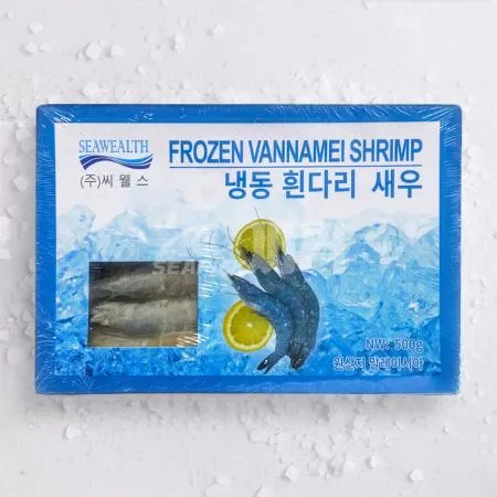 흰다리새우 20미 500g 씨픽! 최소구매 10팩