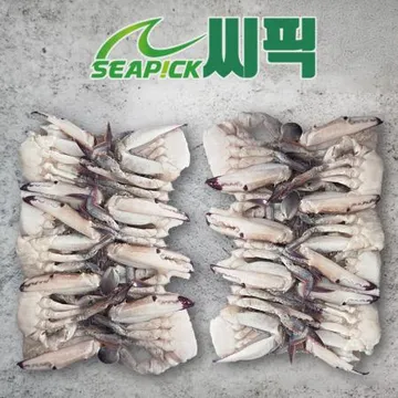 ★무료직배송★ 업소용 절단꽃게 M 450g 씨픽! 최소구매 12팩