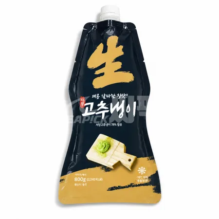 생와사비 고추냉이 800g 최소구매 12개 삼도 서양 업소용 씨픽 이미지