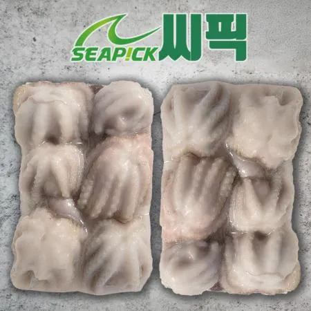 ★하나라도 무료직배송★ 업소용 쭈꾸미 80/100 6미 24팩 2.16kg+2.16kg 씨픽!