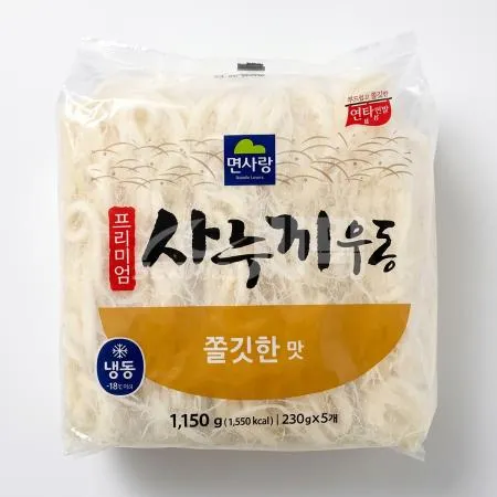 사누끼 우동면 230gx5  최소구매 8개 씨픽 이미지