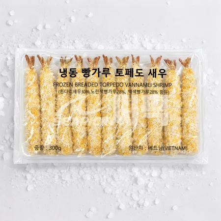 빵가루새우 토페도 300g 최소구매20팩 씨픽!