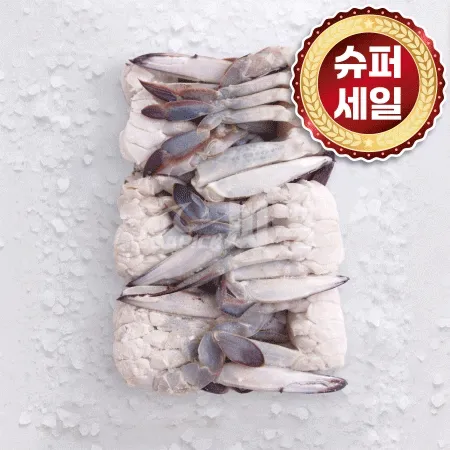★무료직배송★ 업소용 절단꽃게 2L 450g 씨픽! 최소구매 12팩