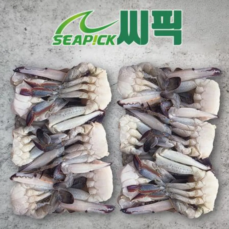 ★하나라도 무료직배송★ 업소용 절단꽃게 2L 12팩 5.4kg 씨픽! 이미지
