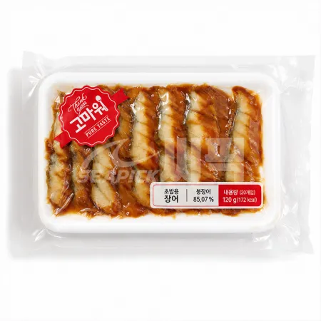 초밥용 붕장어 (6g 20미)120g*50팩 6kg 최소구매50팩 씨픽! 이미지