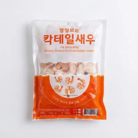 ★무료직배송★ 업소용 자숙 칵테일새우 71/90 200g 씨픽! 최소구매 20팩 이미지