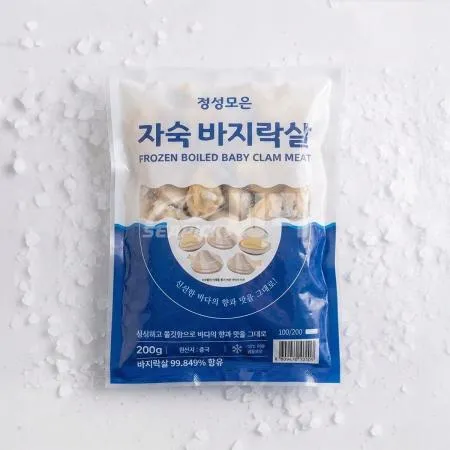 자숙바지락살 100/200 200g 씨픽! 최소구매 20팩