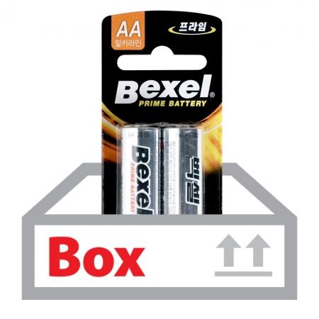 벡셀알카라인건전지AA 2입*20ea(박스)