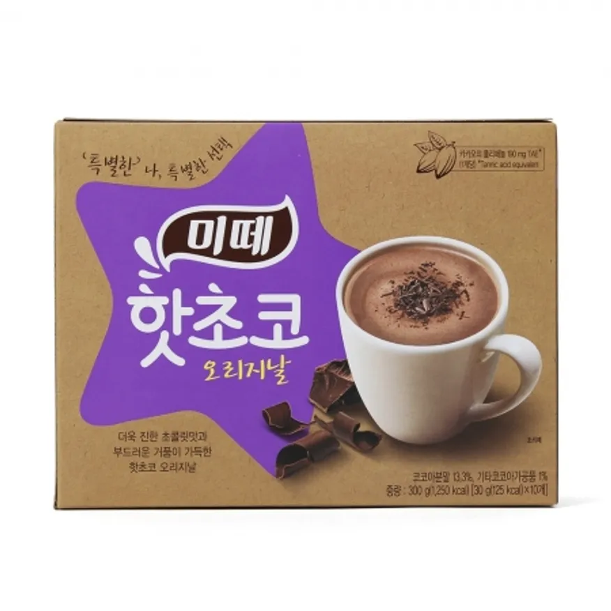 미떼 핫초코오리지날 30g*10입/동서식품 이미지