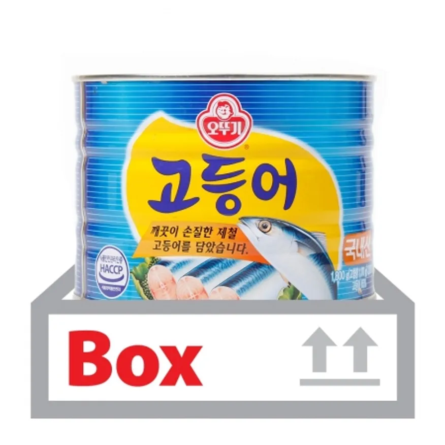 고등어 1.8kg*6ea(박스)/오뚜기 이미지