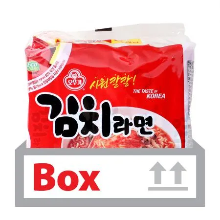김치라면 120g*5입*8ea(박스)/오뚜기 이미지