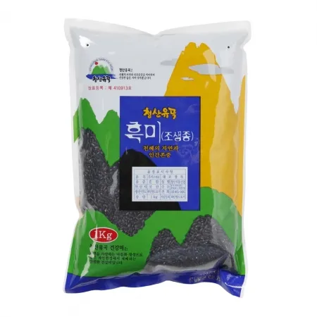 진흑미(국산) 1kg/청산곡물 이미지