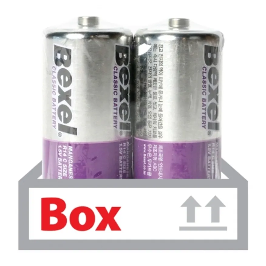 벡셀sizeC R14 1.5V 2입*12ea(박스) 이미지