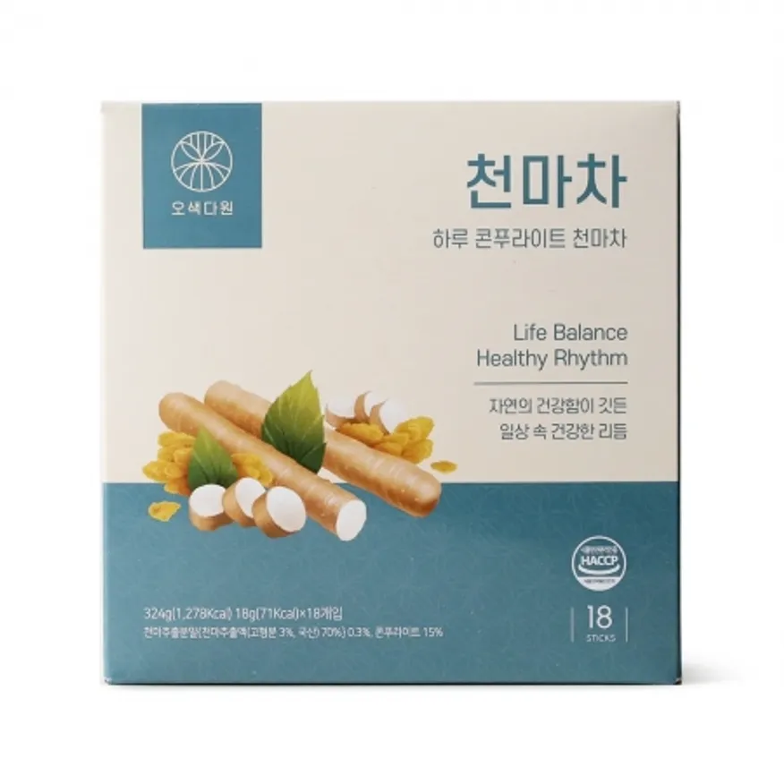 하루콘푸라이트 천마차 18g*18입/오색다원 이미지