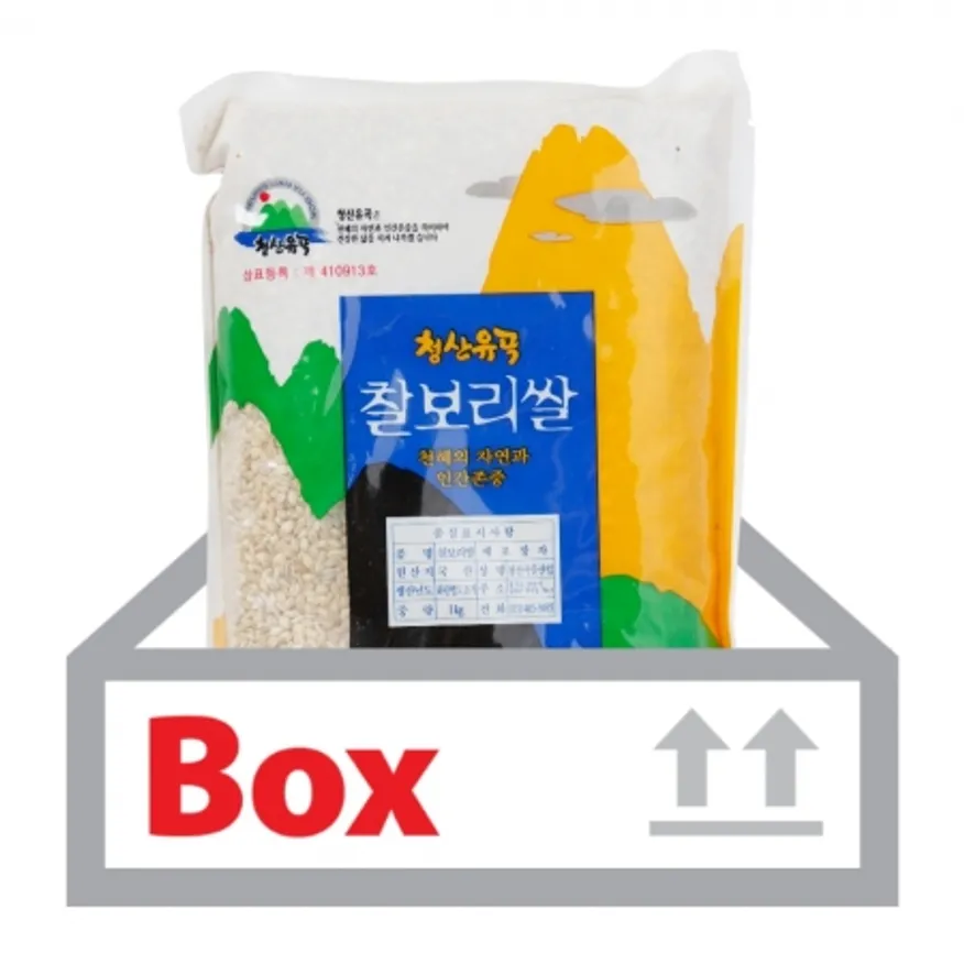 찰보리(국산) 1kg*20ea(박스)/청산곡물 이미지