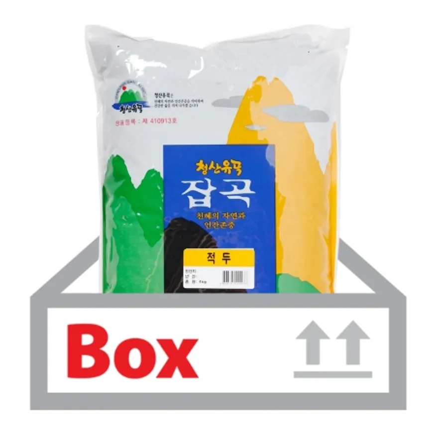 팥 4kg*5ea(박스)/청산곡물 이미지