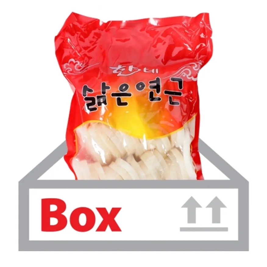 삶은연근 1kg*10ea(박스)/한가네 이미지