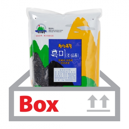 진흑미(국산) 1kg*20ea(박스)/청산곡물