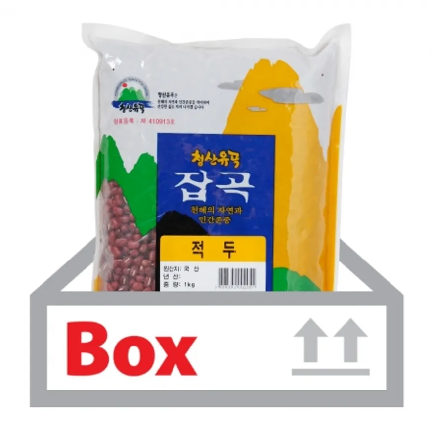 팥(국내산) 1kg*20ea(박스)/청산곡물 이미지