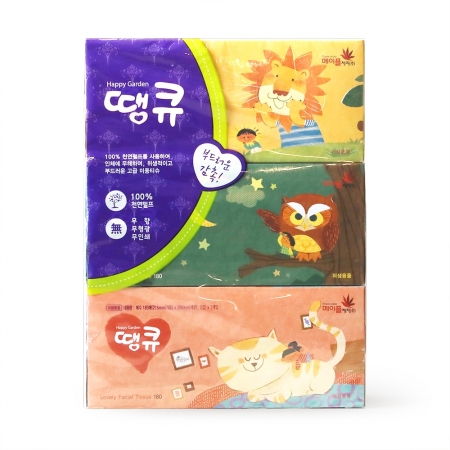 땡큐미용티슈 180매*3입
