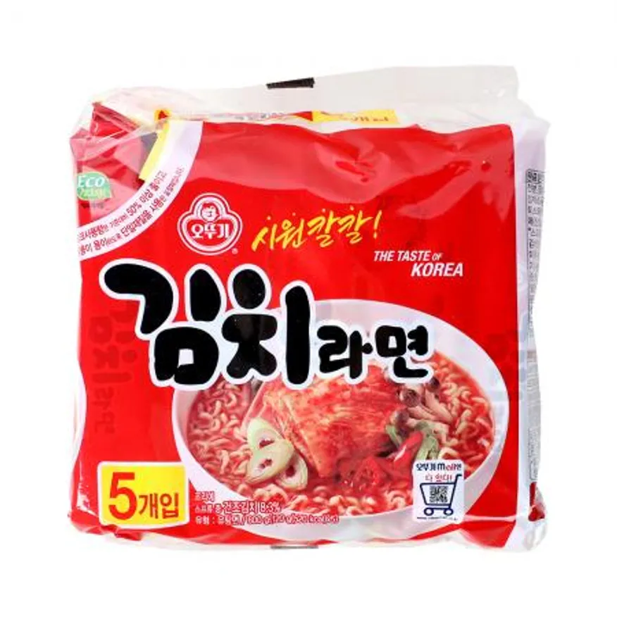 김치라면 120g*5입*8ea(박스)/오뚜기 이미지