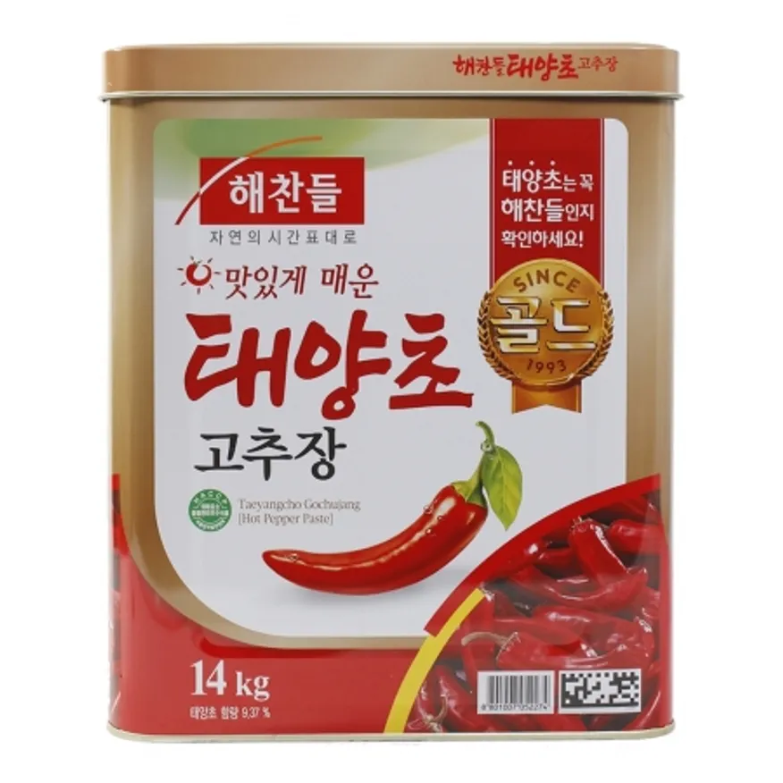 태양초고추장(골드) 14kg/해찬들 이미지