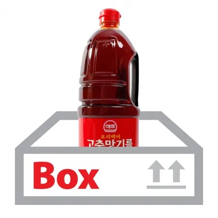고추맛기름 1.8L*8ea(박스)/해표 이미지