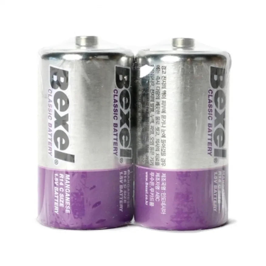 벡셀sizeC R14 1.5V 2입 이미지
