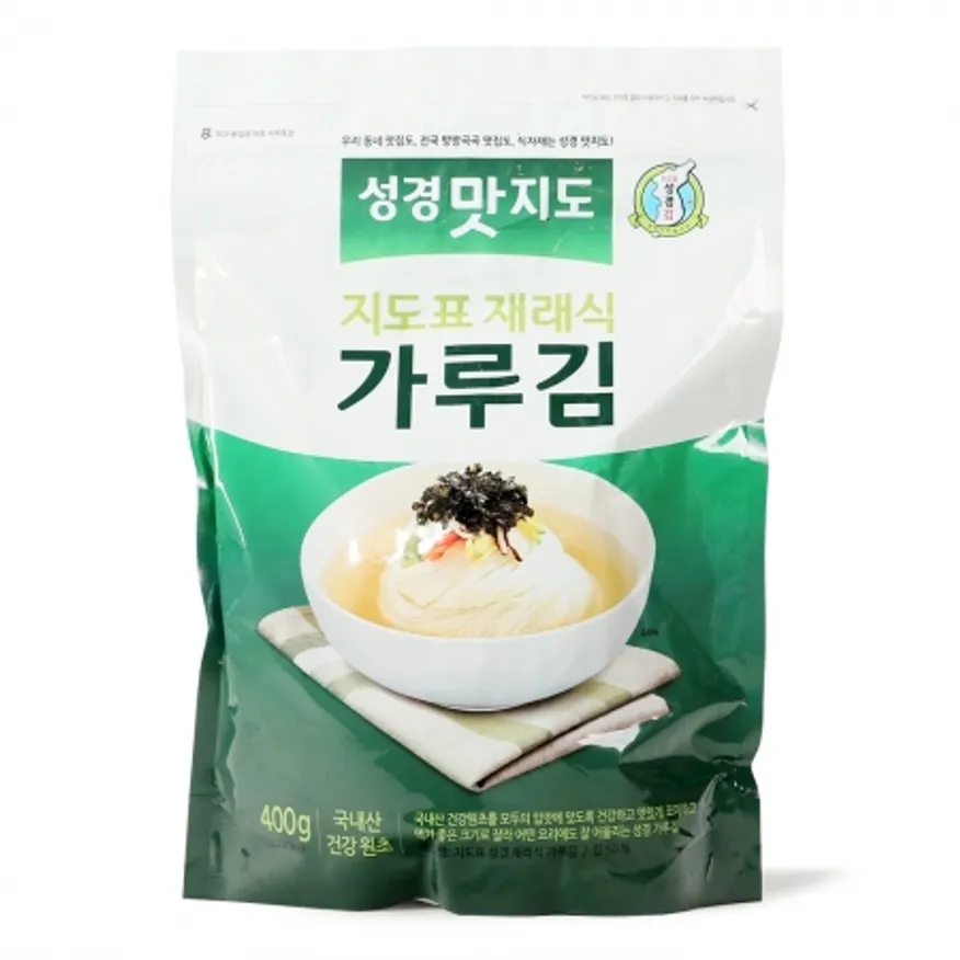 지도표재래식가루김 400g*8ea(박스)/성경김 이미지