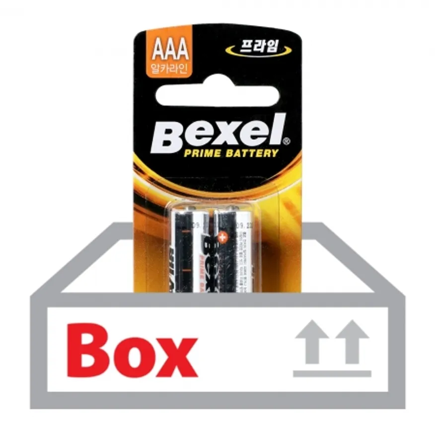 벡셀알카라인건전지AAA 2입*20ea(박스) 이미지