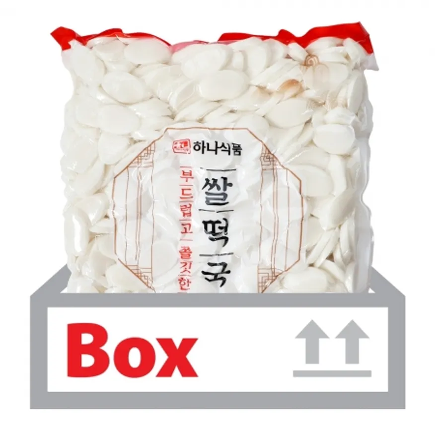쌀떡국떡 3kg*5ea(박스)/하나식품 이미지