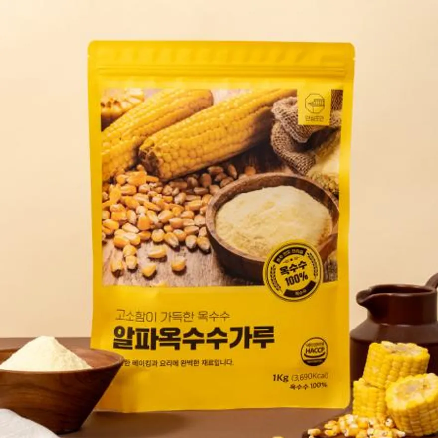 안심곳간 알파옥수수가루 1kg 이미지