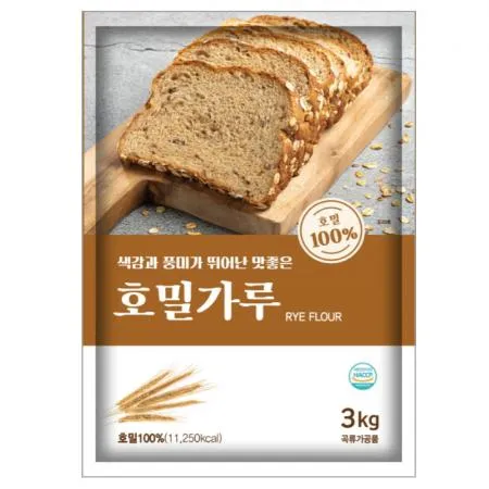 새롬푸드 호밀가루 3kg