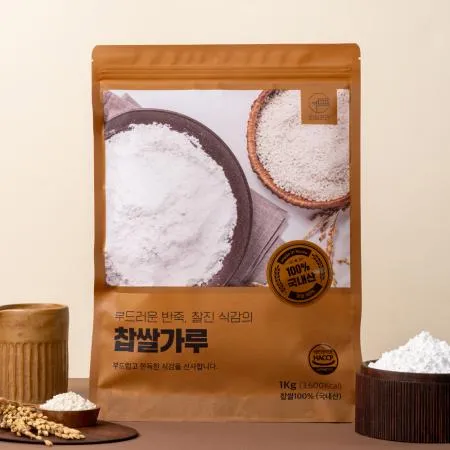 안심곳간 국내산 찹쌀가루 1kg 이미지