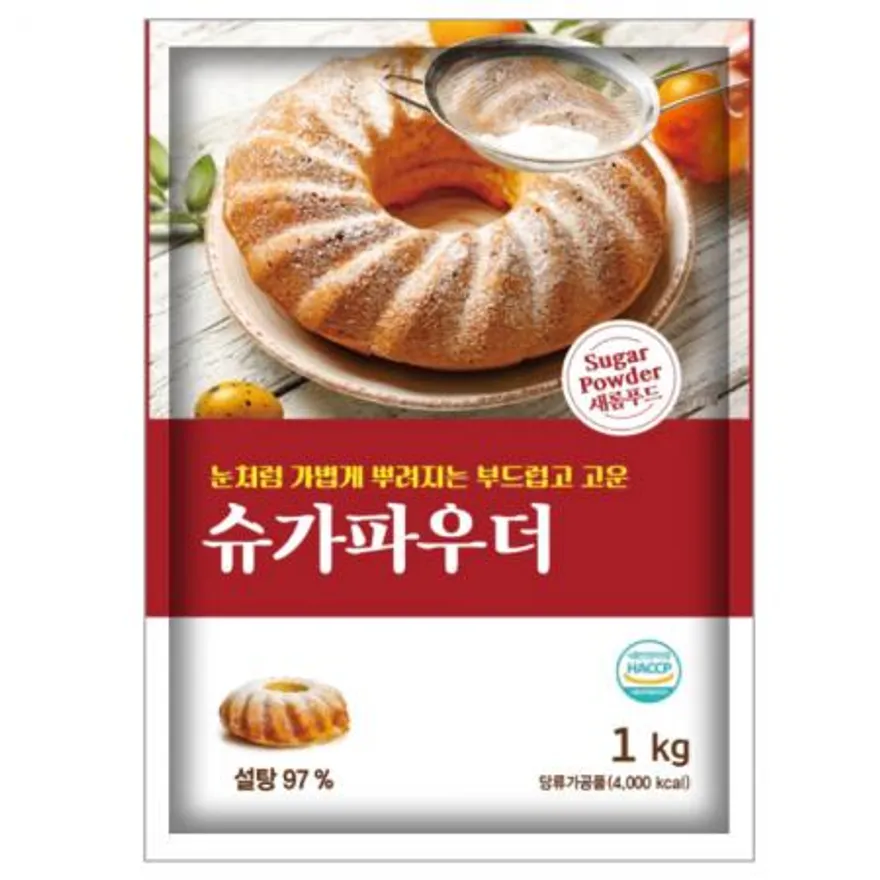 새롬푸드 슈가파우더 1kg 이미지