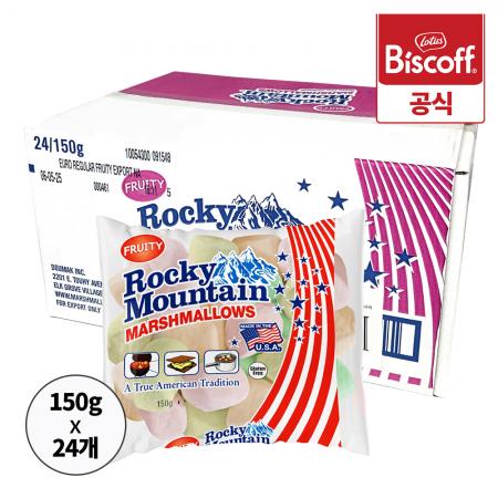 록키마운틴마시멜로우 레귤러 과일향 150g x 24개 1박스