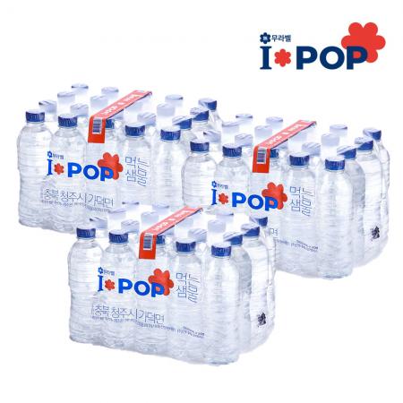 아이팝 먹는샘물 생수 무라벨 500ml 60개