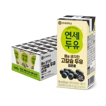 연세우유 뼈를 생각한 두유 검은콩 190ml 24팩