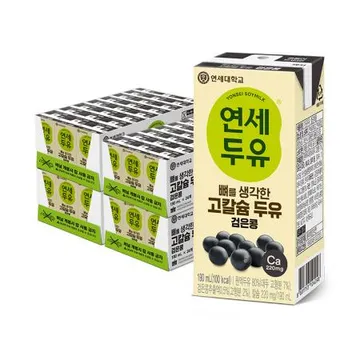 연세우유 뼈를 생각한 두유 검은콩 190ml 96팩
