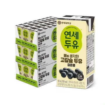 연세우유 뼈를 생각한 두유 검은콩 190ml 72팩