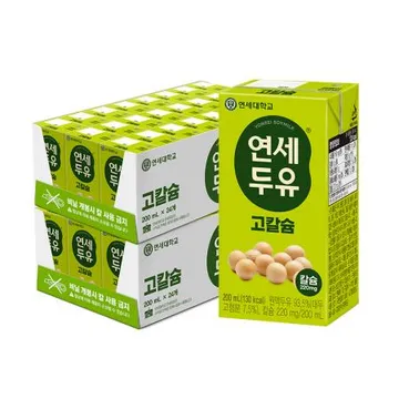 연세우유 고칼슘 두유 200ml 48팩