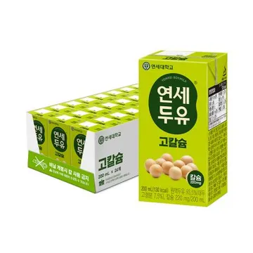 연세우유 고칼슘 두유 200ml 24팩